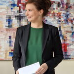 Frau in Business-Kleidung